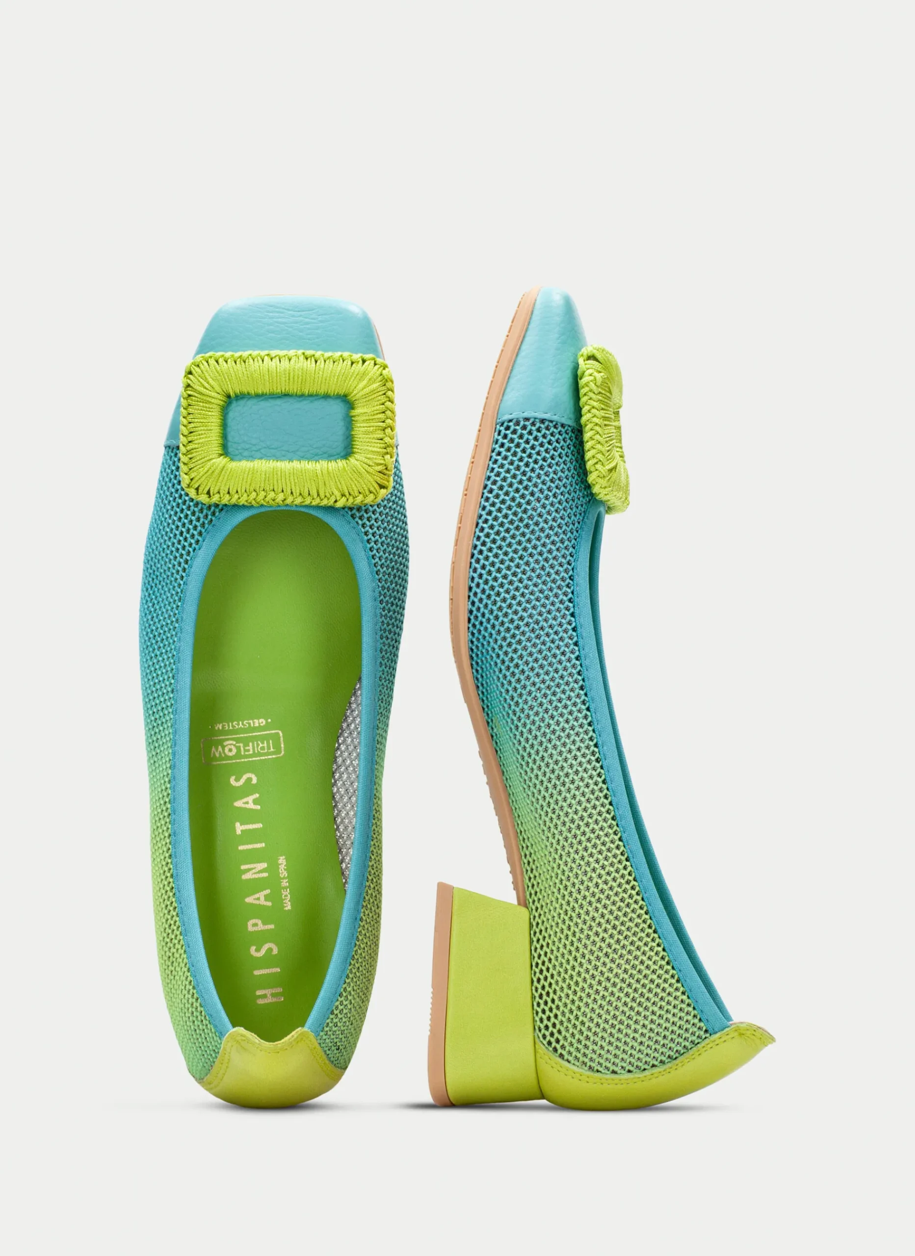 Bailarina aruba aguamarina-kiwi*HISPANITAS Fashion