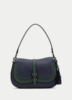Bolso de Hombro  azul-forest*HISPANITAS Fashion