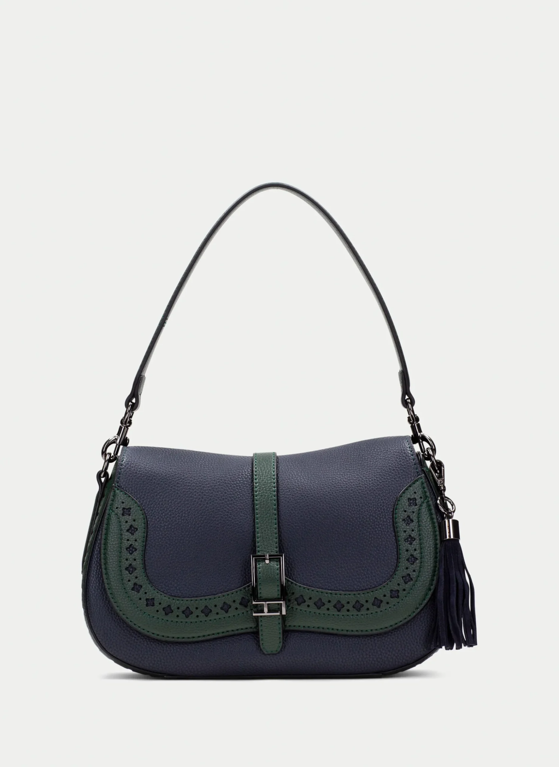 Bolso de Hombro azul-forest*HISPANITAS Fashion