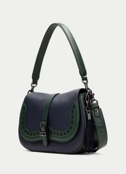 Bolso de Hombro  azul-forest*HISPANITAS Fashion