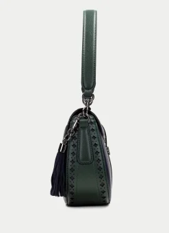 Bolso de Hombro azul-forest*HISPANITAS Fashion