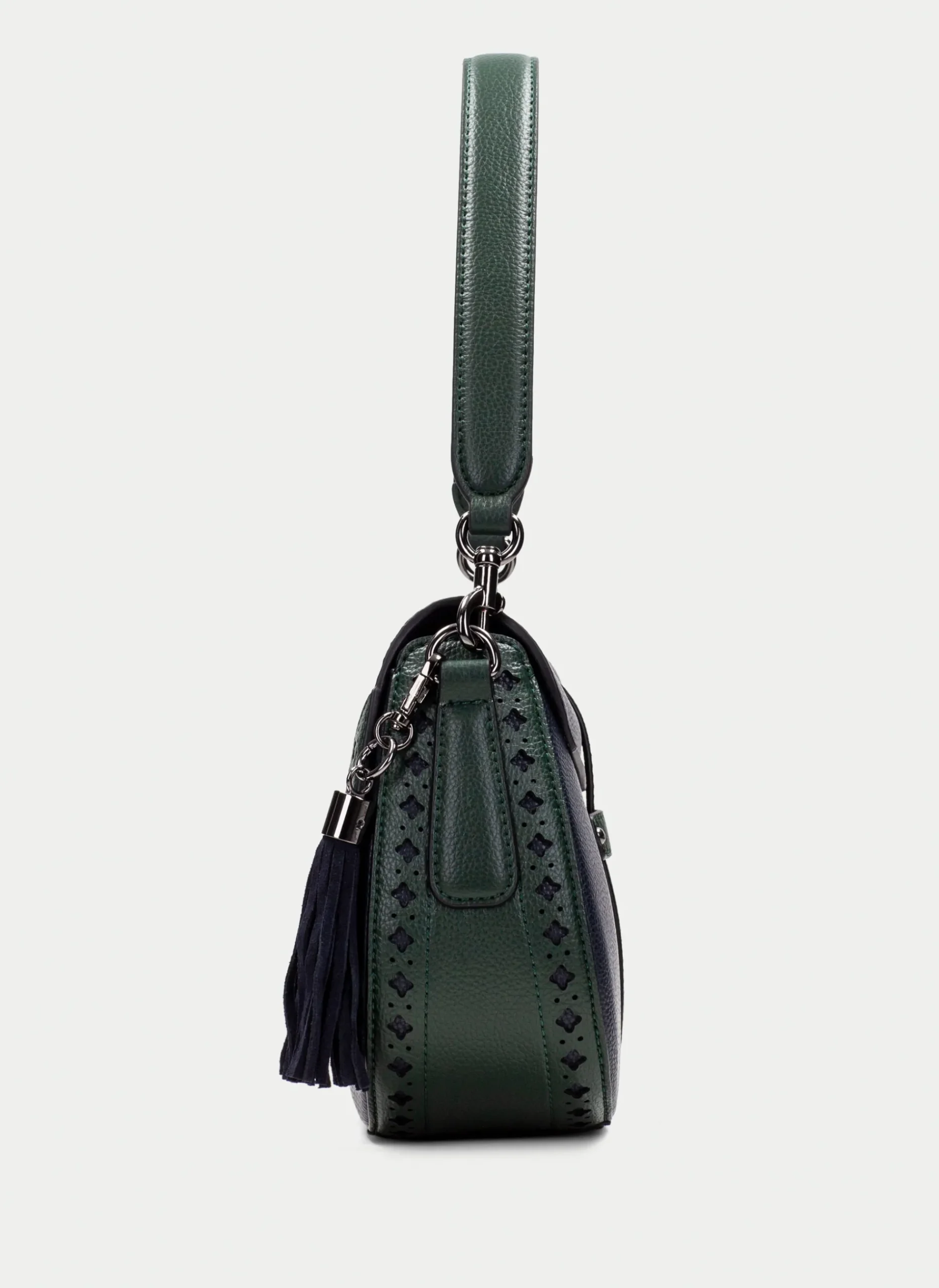 Bolso de Hombro azul-forest*HISPANITAS Fashion