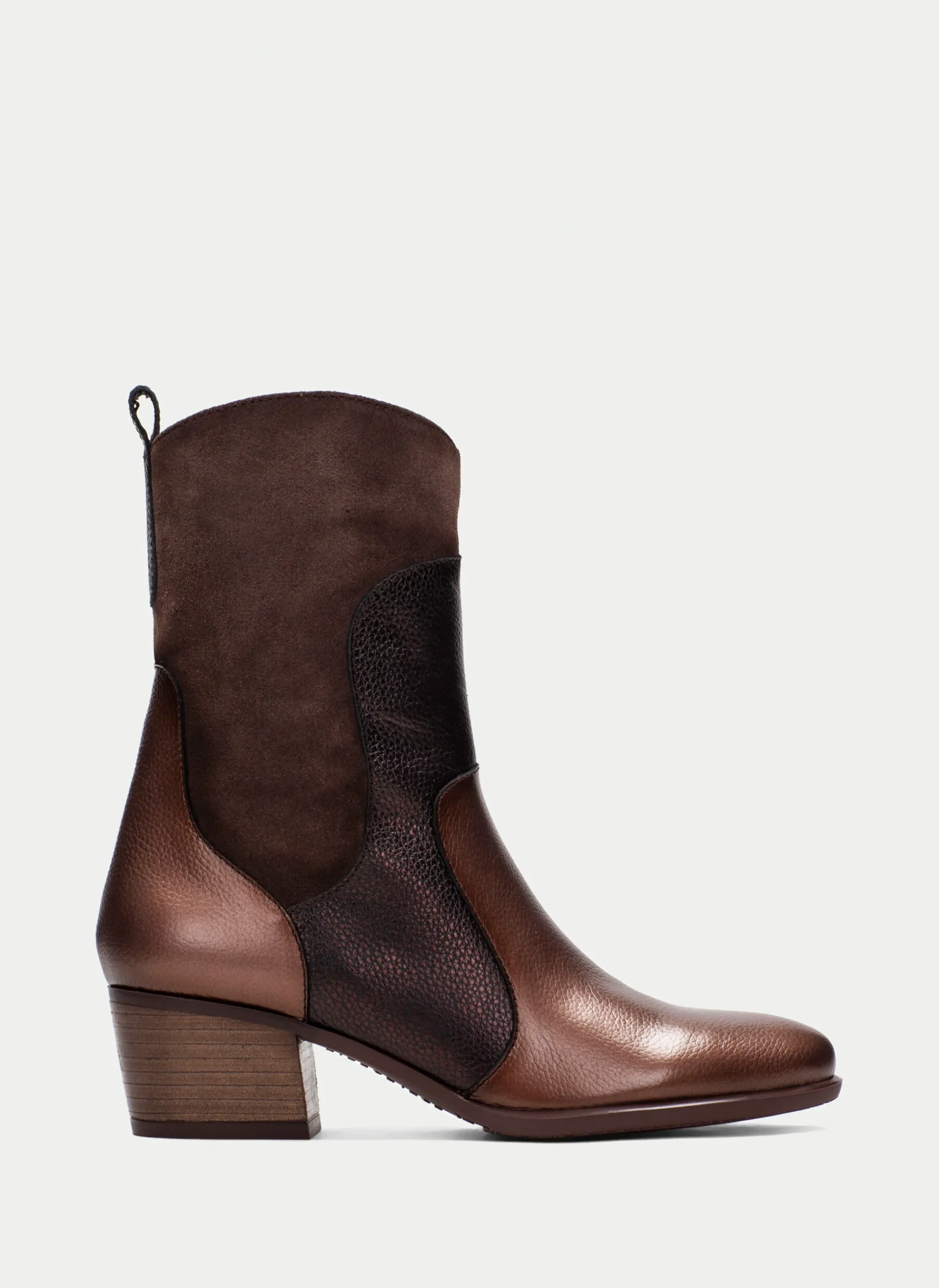 Bota Cowboy madeira marron-bronce*HISPANITAS Best