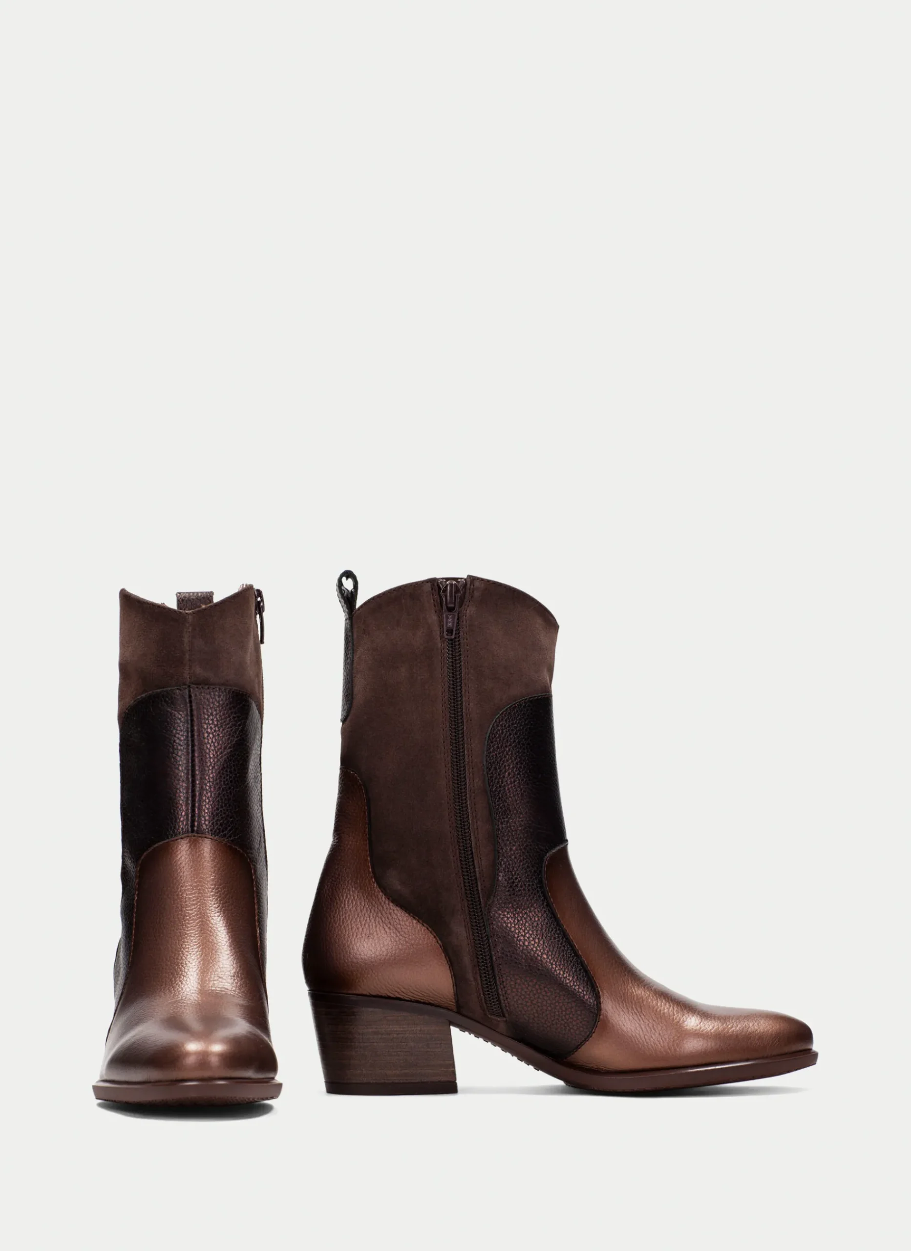 Bota Cowboy madeira marron-bronce*HISPANITAS Best