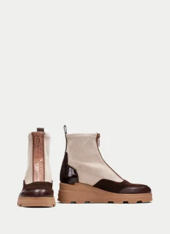 Botin florencia marron-milk*HISPANITAS New