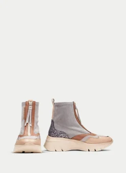 Botin sport helsinki gris-tierra-glitter*HISPANITAS Discount