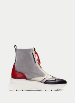 Botin sport helsinki negro-gris-rojo*HISPANITAS Fashion