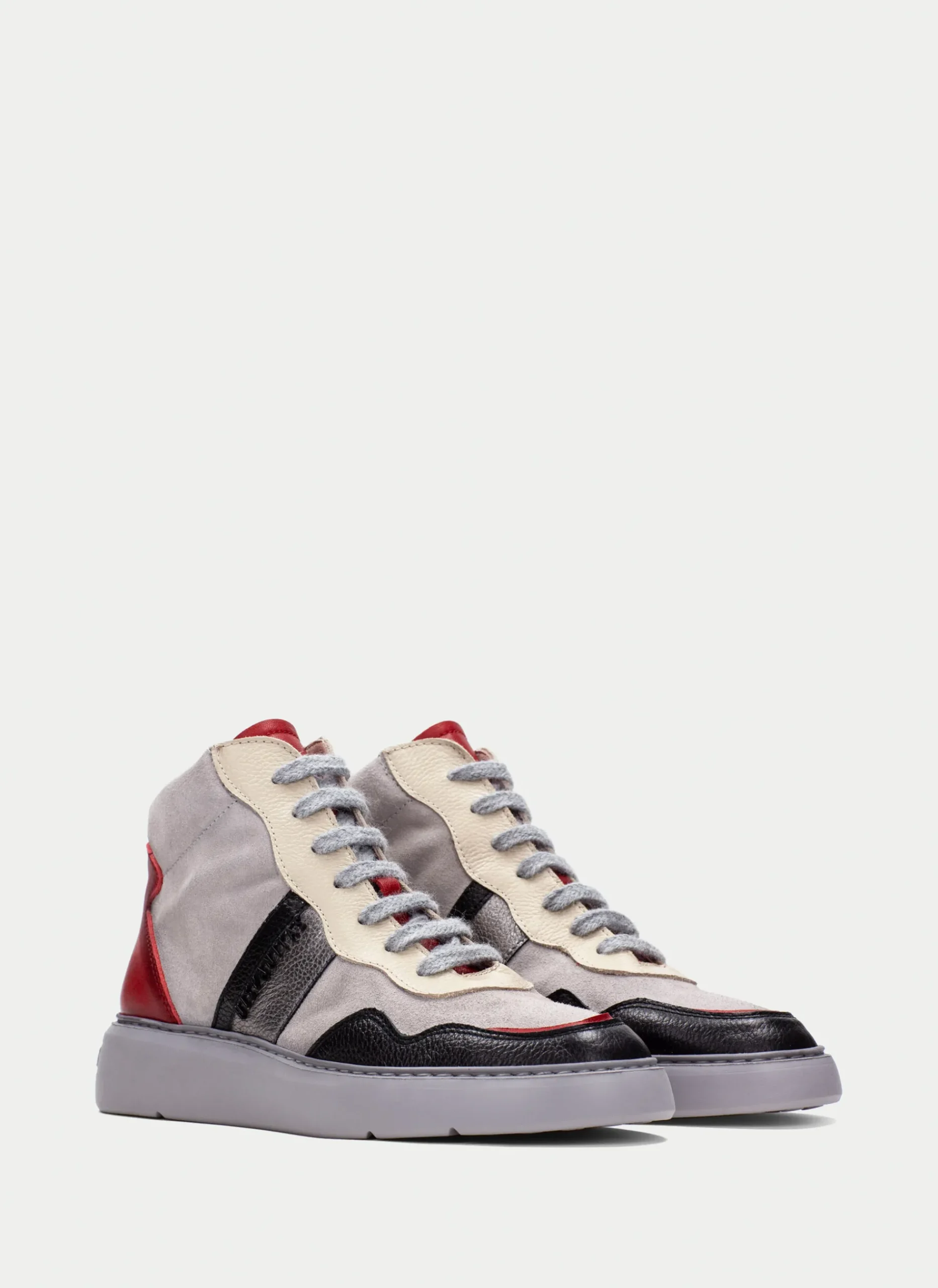 Botin sport oceania negro-gris-rojo*HISPANITAS Outlet