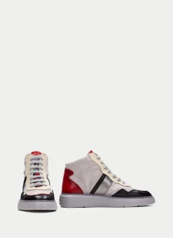 Botin sport oceania negro-gris-rojo*HISPANITAS Outlet