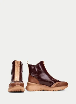 Botin sport polinesia cuero-marrón*HISPANITAS New