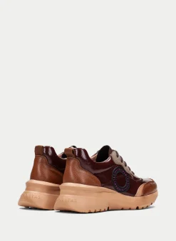 Deportivo polinesia cuero-marron-taupe*HISPANITAS Best