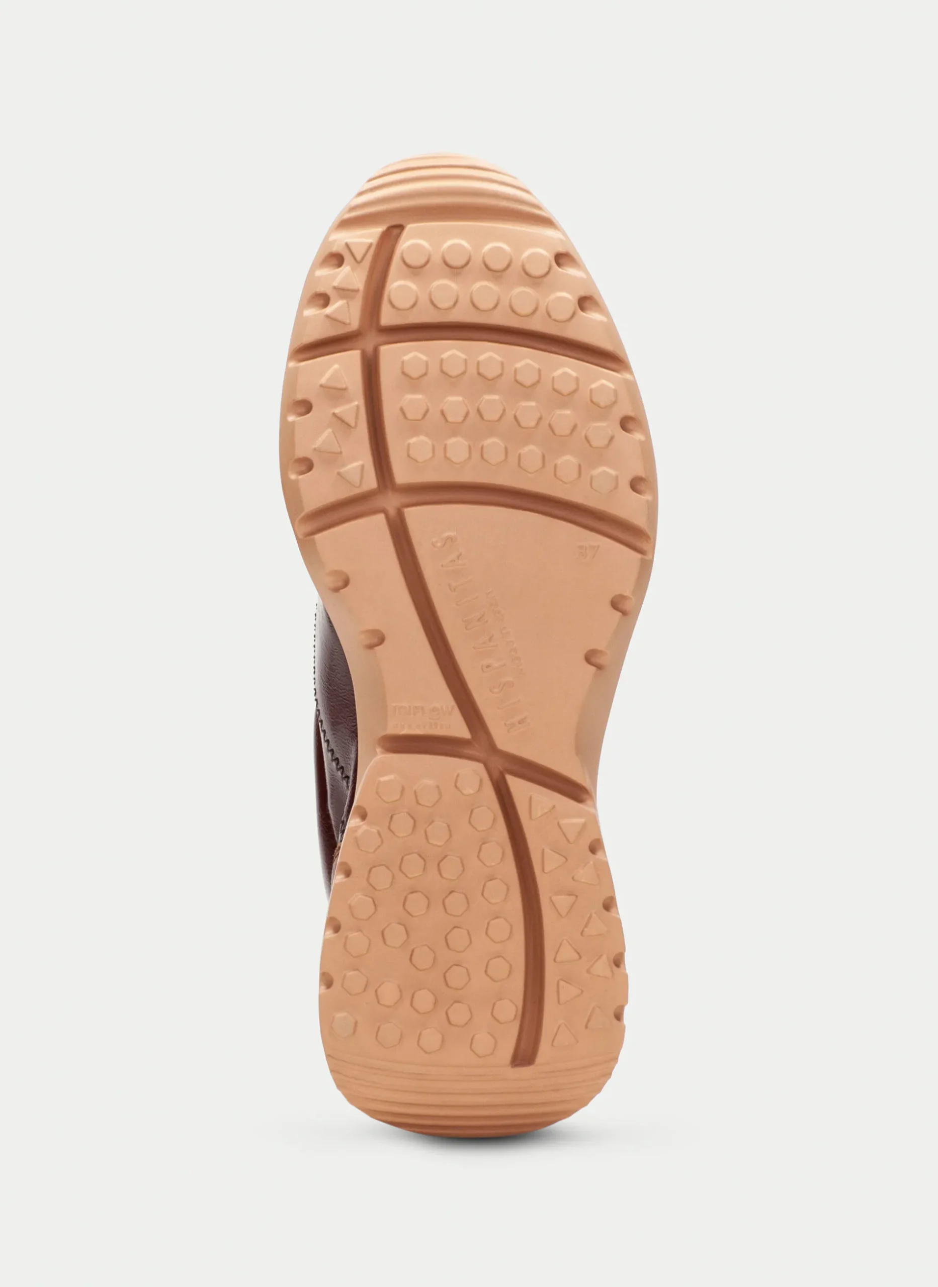 Deportivo polinesia cuero-marron-taupe*HISPANITAS Best