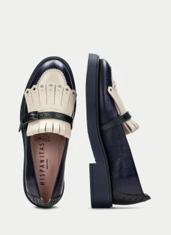 Mocasin brooklyn azul-milk-forest*HISPANITAS New