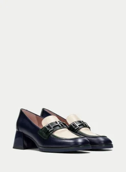 Mocasin milan azul-milk-forest*HISPANITAS Discount