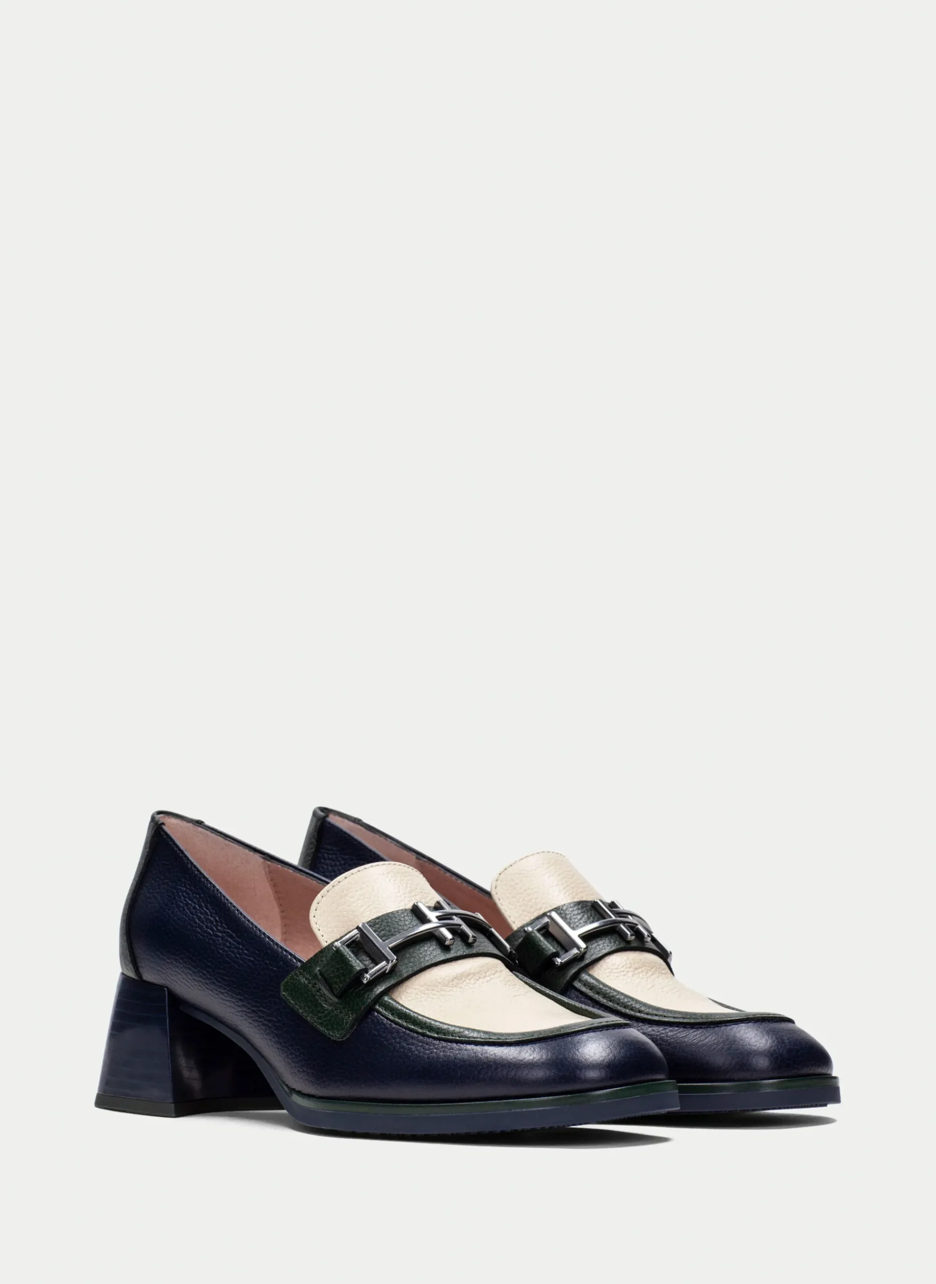Mocasin milan azul-milk-forest*HISPANITAS Discount