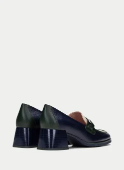 Mocasin milan azul-milk-forest*HISPANITAS Discount