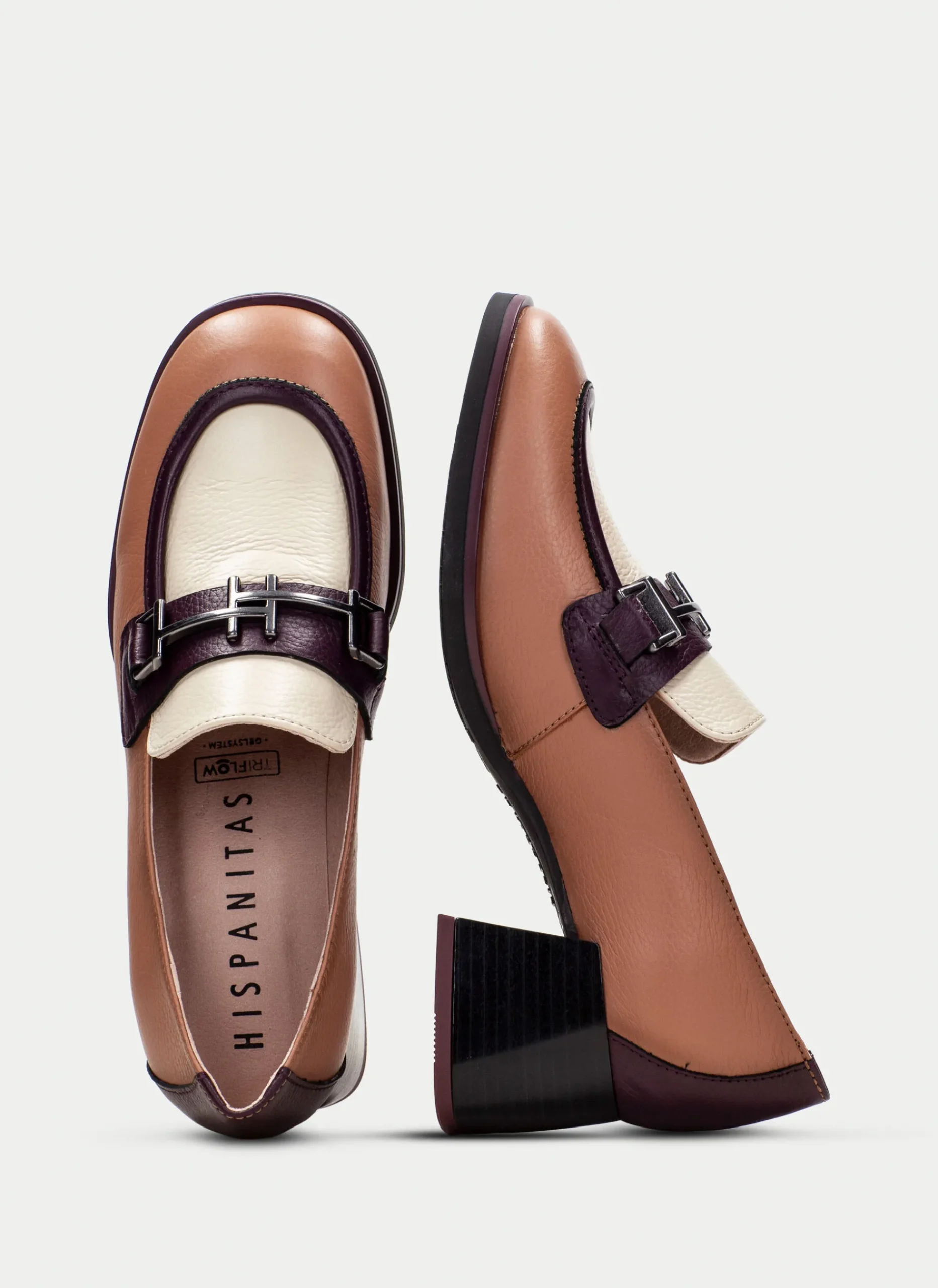 Mocasin milan vino-milk-almond*HISPANITAS Clearance
