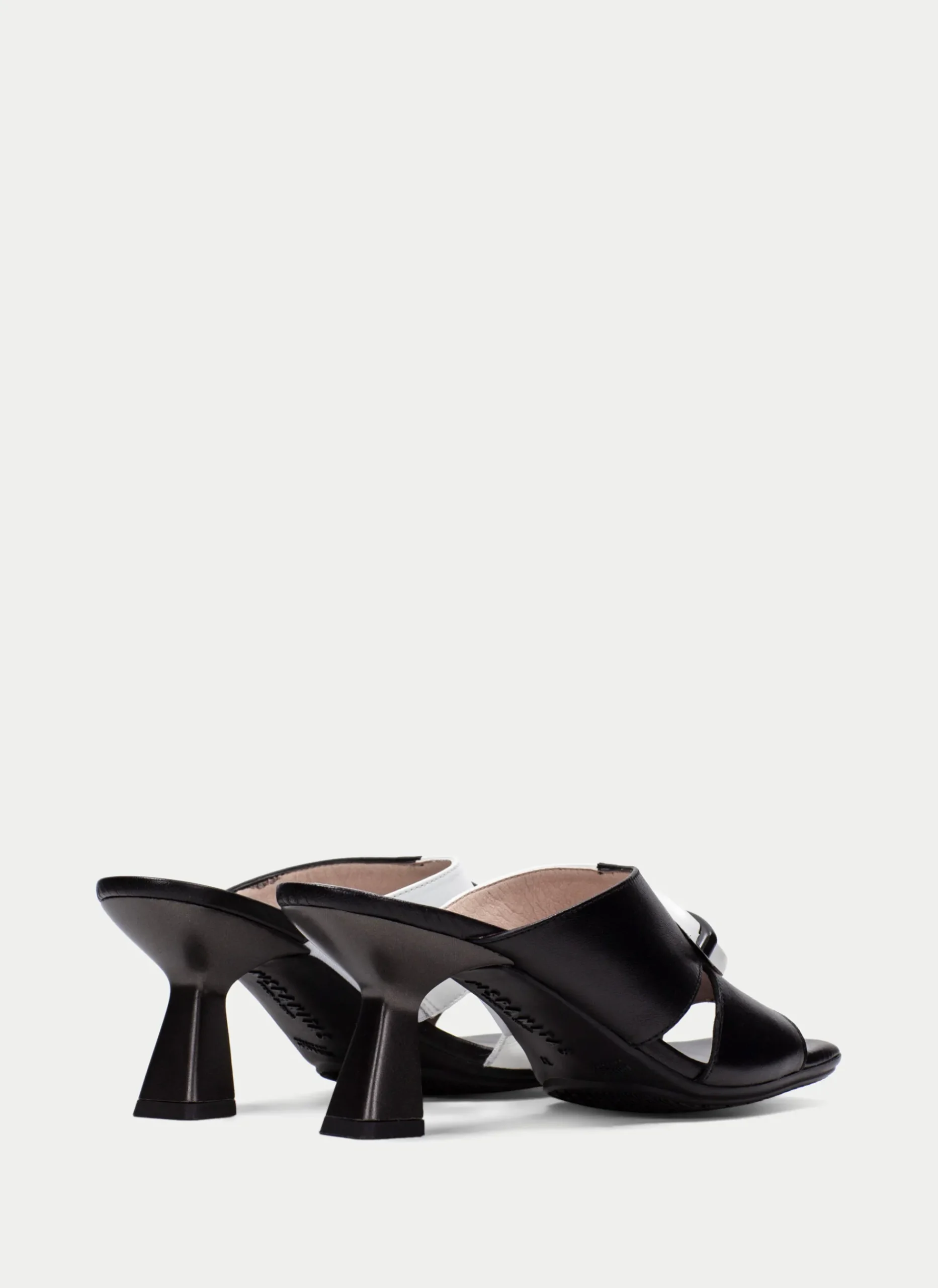 Sandalias Destalonadas danielle negro-blanco*HISPANITAS Discount