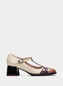 T Strap milan vino-milk-almond*HISPANITAS Sale