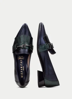 Zapato Plano dali azul-forest-metalizado*HISPANITAS Discount