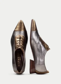 Zapato Plano dali oro-acero*HISPANITAS Discount