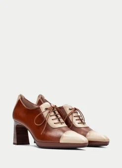 Zapato Tacon ankara cuero-milk*HISPANITAS Sale