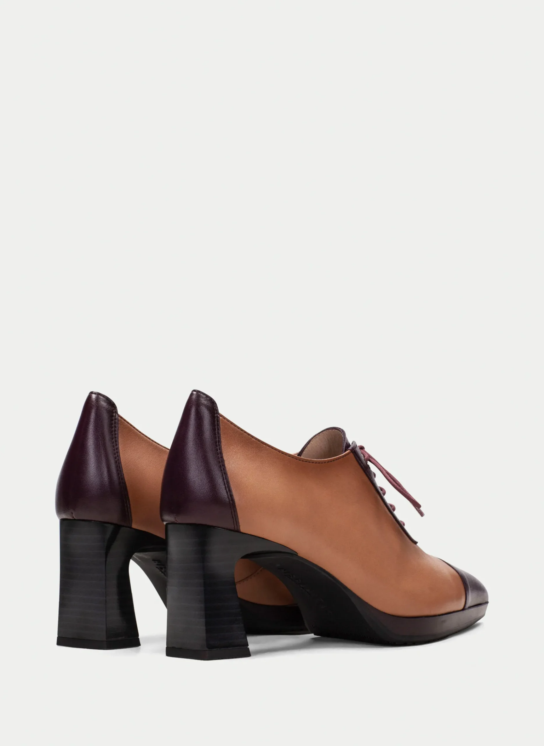 Zapato Tacon ankara vino-almond*HISPANITAS Fashion